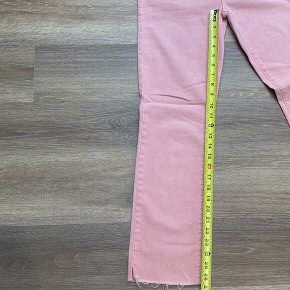 MOTHER The Rascal Ankle Snipper Pink Jeans Sz 26 - Picture 4 of 16